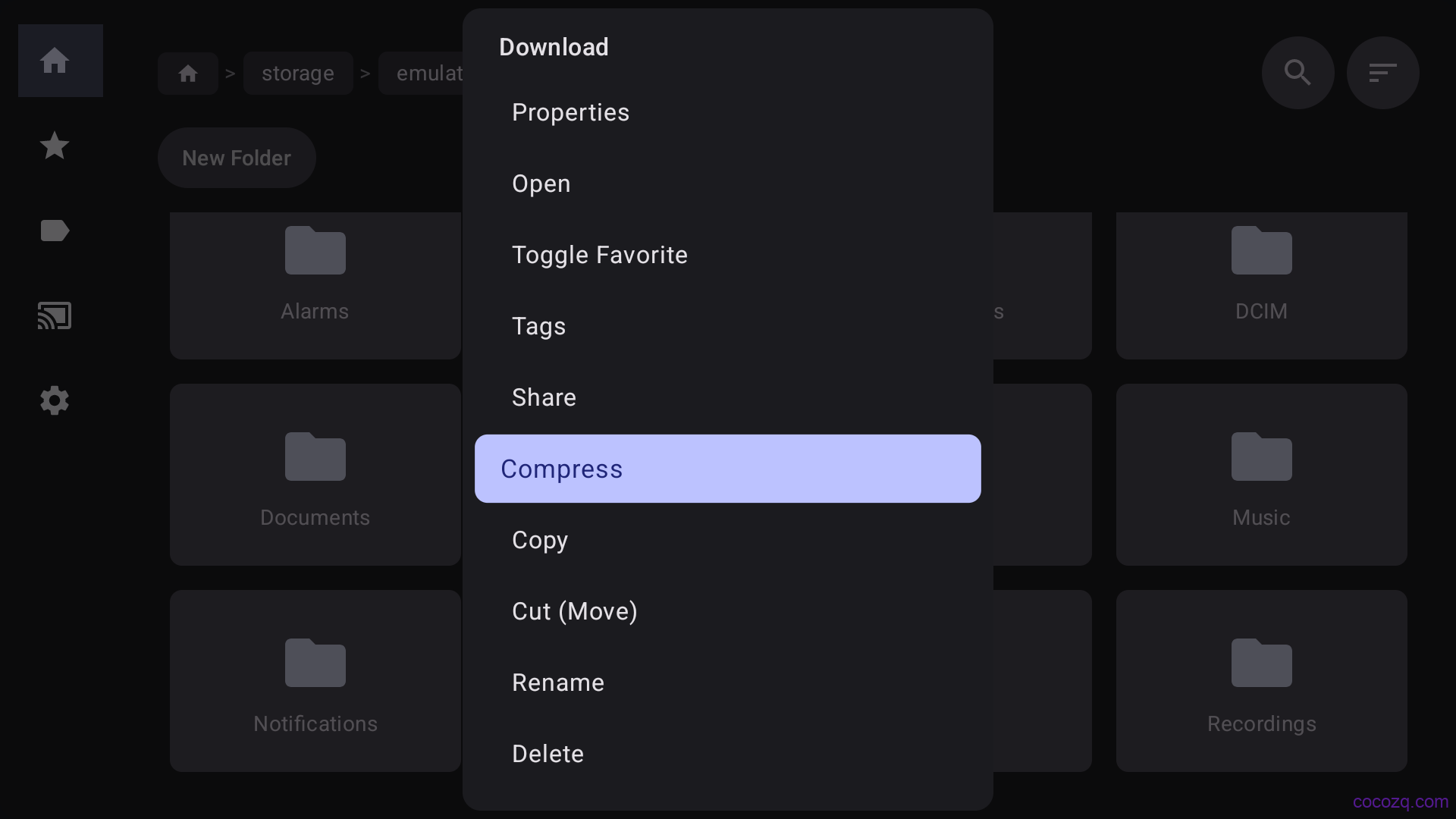 cocofiletv_file_menu
